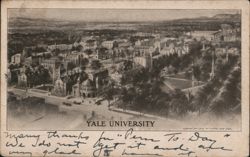 Yale University, New Haven, Connecticut Postcard