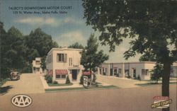 Talbot's Downtown Motor Court, Idaho Falls, ID Postcard