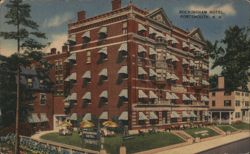 Rockingham Hotel, Portsmouth, NH Postcard