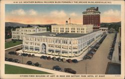 U.S. Weather Bureau Records Bldg., Asheville, NC Postcard