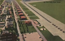 Air View Kelly Field, Texas Postcard