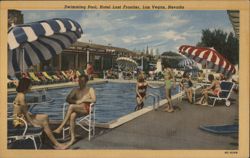 Swimming Pool, Hotel Last Frontier Postcard