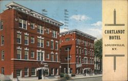 Cortlandt Hotel, Louisville, KY Postcard