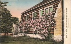 Gene Stratton-Porter's Cabin, Geneva, IN Postcard