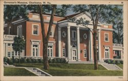 Governor's Mansion, Charleston, WV Postcard