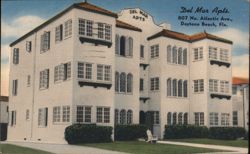 Del Mar Apartments, Daytona Beach, FL Postcard