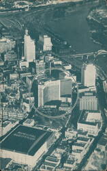 Hotel Saint Paul, Saint Paul, MN - Aerial View Postcard