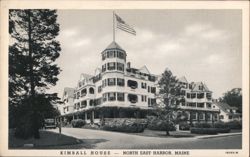 Kimball House, Northeast Harbor, Mount Desert Island, Maine Postcard