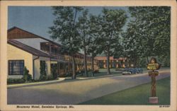 Monterey Motel, Excelsior Springs, MO Postcard