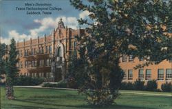 Men's Dormitory, Texas Technological College, Lubbock Postcard