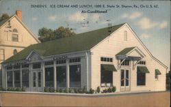 Deneen's Ice Cream and Lunch, Sharon, PA Postcard