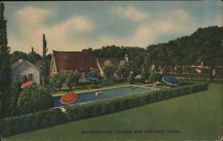 Brackenridge Lodges, San Antonio, TX - Swimming Pool Postcard