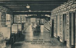 Dining Room, Greyhound Post House, State College, PA Postcard