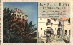 New Plaza Hotel, Laredo, Texas - Spanish Grill Postcard