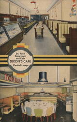 Dixon's Cafe and Cocktail Lounge, Omaha, NE Postcard