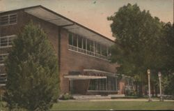 Northeastern State College Library, Tahlequah Postcard