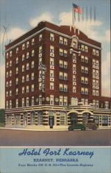 Hotel Fort Kearney, Kearney, NE Postcard