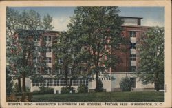 Hospital Wing - Washington Sanitarium and Hospital Postcard