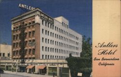 Antlers Hotel, San Bernardino, California Postcard