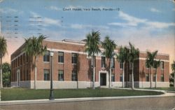 Court House, Vero Beach, Florida Postcard