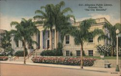 Albertson Public Library, Orlando, Florida Postcard