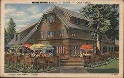 Homewood Resort Lodge, Lake Tahoe, California Postcard