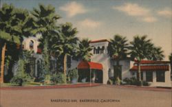 Bakersfield Inn, Bakersfield, California Postcard