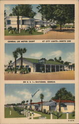 General Lee Motor Court, Waycross, GA Postcard