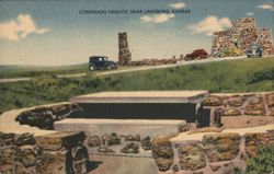 Coronado Heights, near Lindsborg, Kansas Postcard