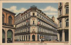 Hotel Plaza, Havana, Cuba Postcard