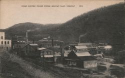 Hydro Electric Power System, Bellows Falls Postcard