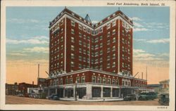 Hotel Fort Armstrong, Rock Island, IL Postcard