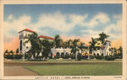 Antilla Hotel, Coral Gables, Florida Postcard