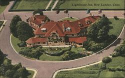 Lighthouse Inn, New London, Connecticut Postcard