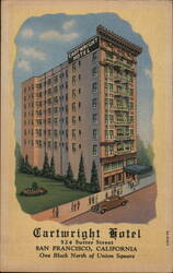 Cartwright Hotel, San Francisco, CA Postcard