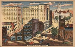 Wellington Hotel, Albany NY - Largest Hotel & Only "Garage-In" Hotel Postcard