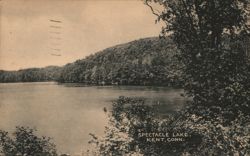 Spectacle Lake, Kent, CT Postcard