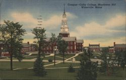 Campus - Colby College, Mayflower Hill, Waterville, Maine Postcard