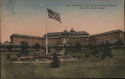 New Building of St. Francis Health Resort, Denville, NJ Postcard