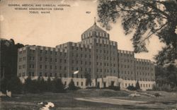 Veterans Administration Center, Togus, Maine Postcard