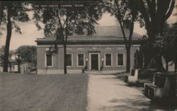 The Post Office, Camden, ME Postcard