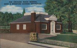 Old Orchard Beach Branch, Saco & Biddeford Savings Institution Postcard