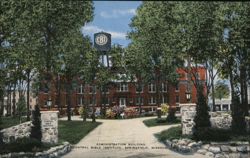 Administration Building, Central Bible Institute, Springfield, Missouri Postcard