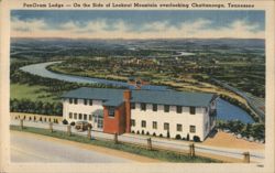 PanOram Lodge on Lookout Mountain, Chattanooga Postcard