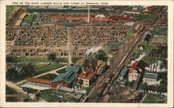 One of the Many Lumber Mills and Yards at Memphis, Tenn. Postcard