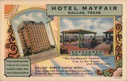 Hotel Mayfair, Dallas, TX - Newest Family Hotel Postcard