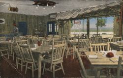 Smith Bros. "Fish Shanty" Restaurant, Interior View Postcard