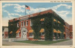 City Hall, New Ulm, Minnesota Postcard