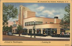 Greyhound Bus Terminal, Washington, D.C. Postcard