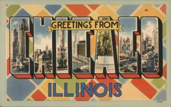 Greetings from Chicago, Illinois Postcard